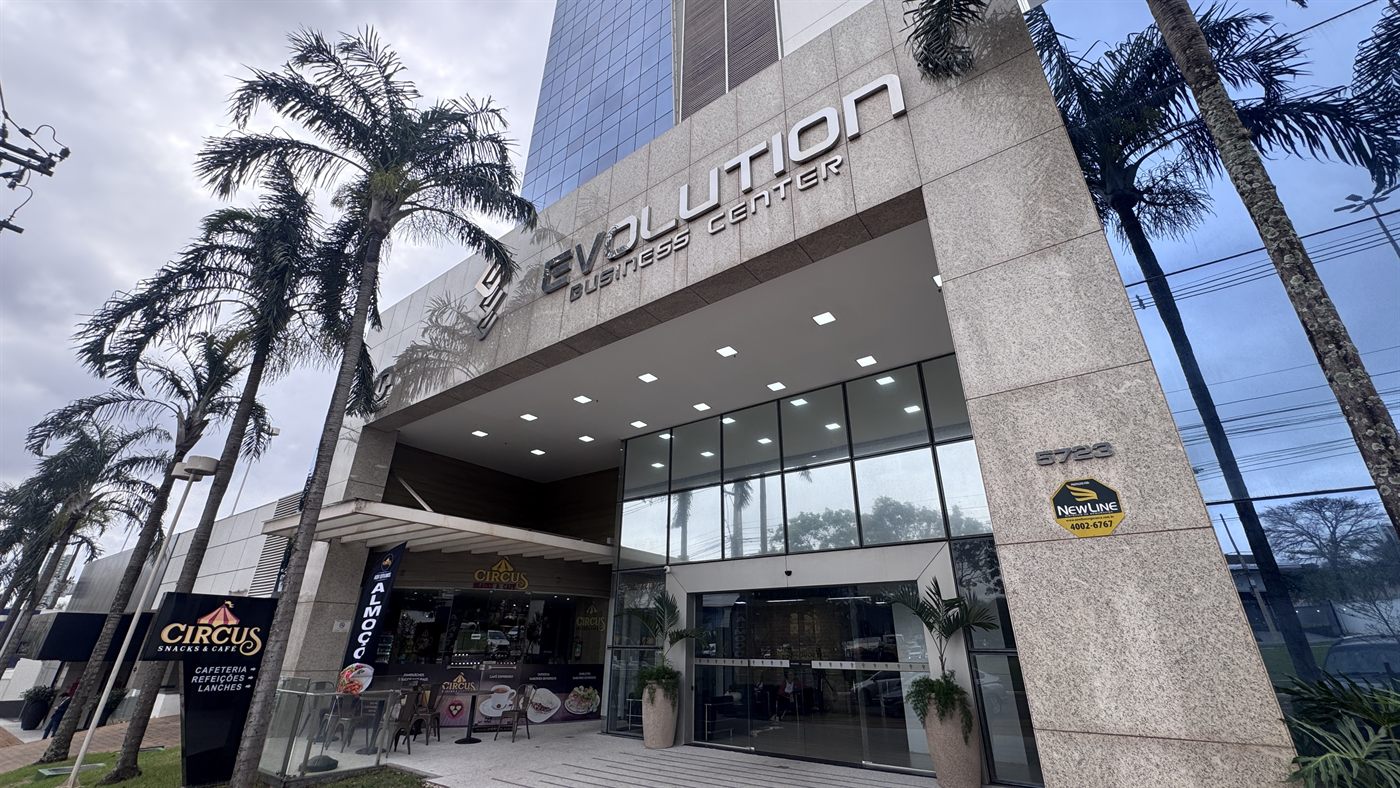 Fachada do Evolution Business Center, onde fica o consultório